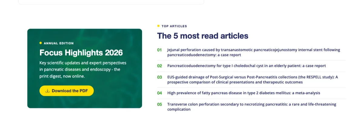 Bloc Focus Highlights 2026 : couverture verte du digest annuel à télécharger, à côté des cinq articles les plus lus