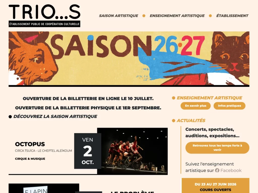 Trio…S, scène de territoire
